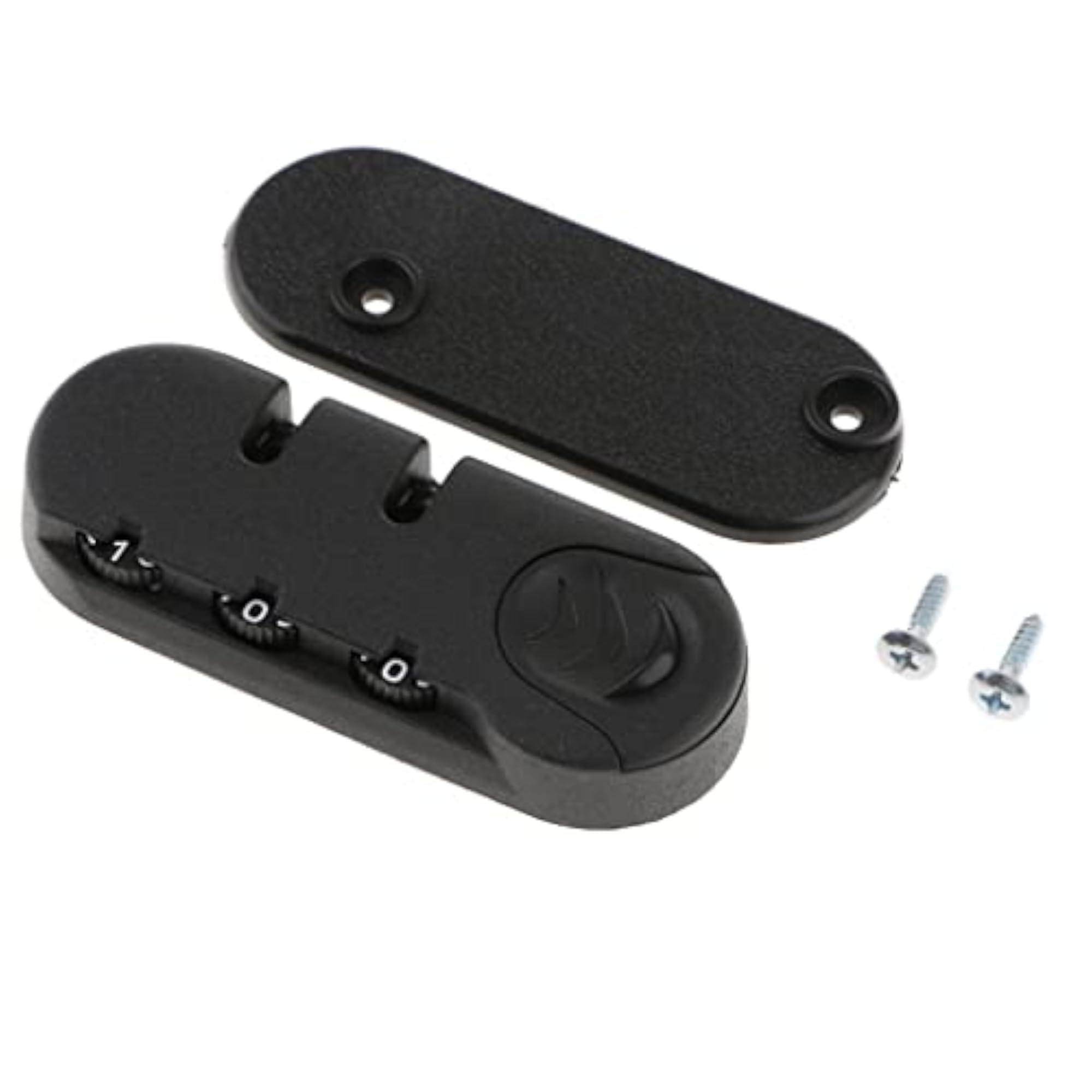 Secure Luggage 3 Digit Combination Lock for Suitcase Bag, Black